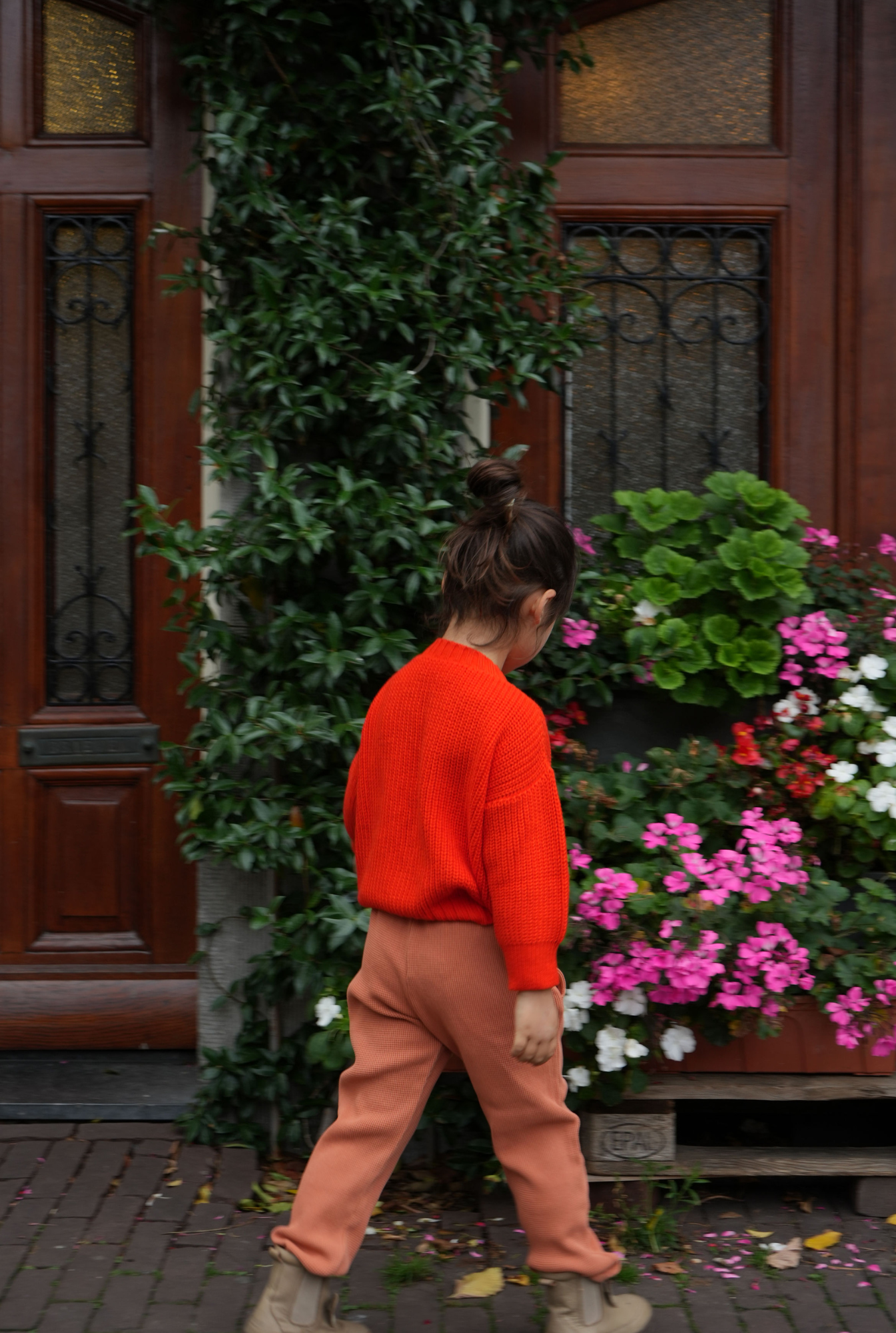 The Tanguis Cotton Cardigan - JOYFUL POPPY
