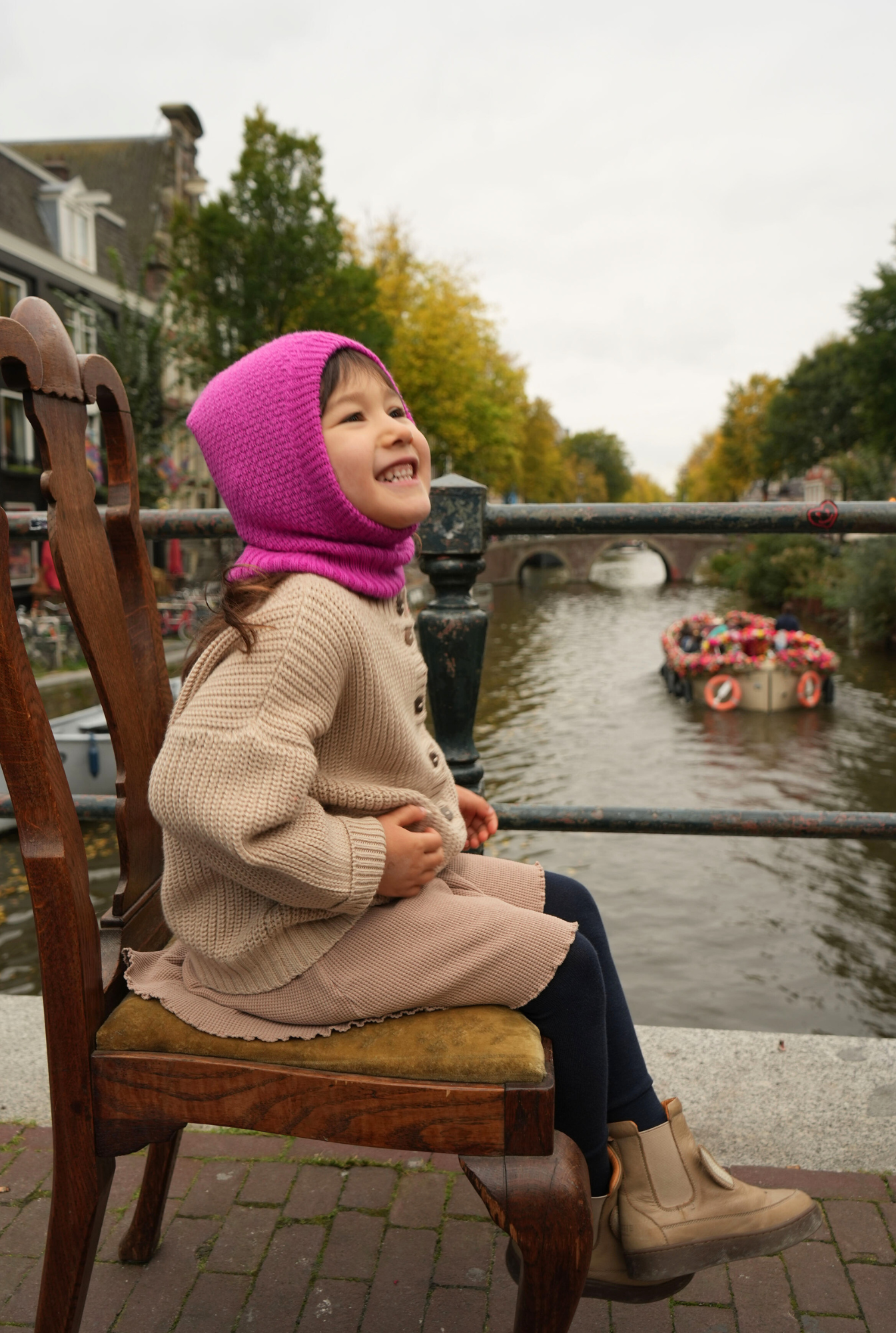 The Baby Alpaca Balaclava - SUNSET BERRY