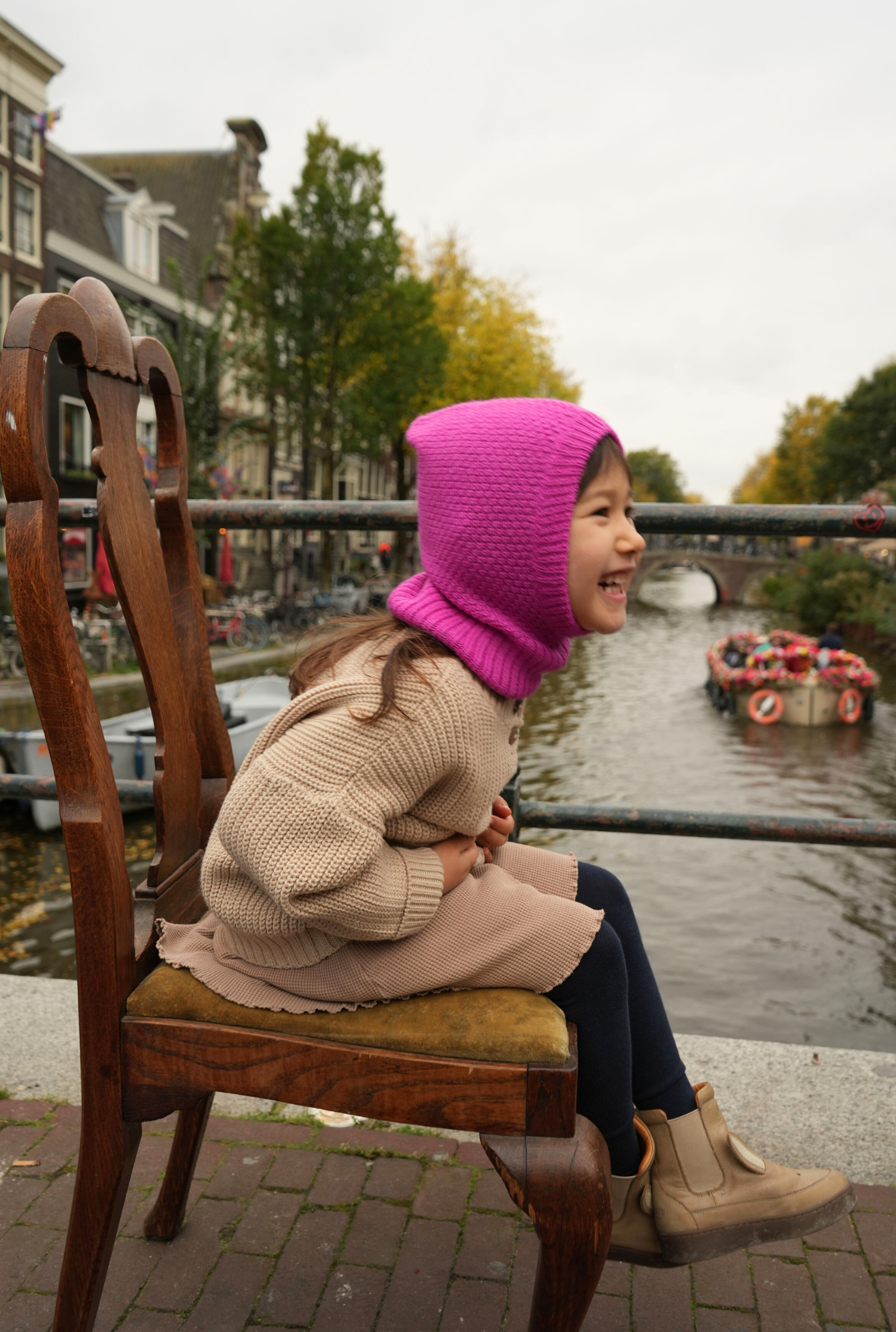 The Baby Alpaca Balaclava - SUNSET BERRY