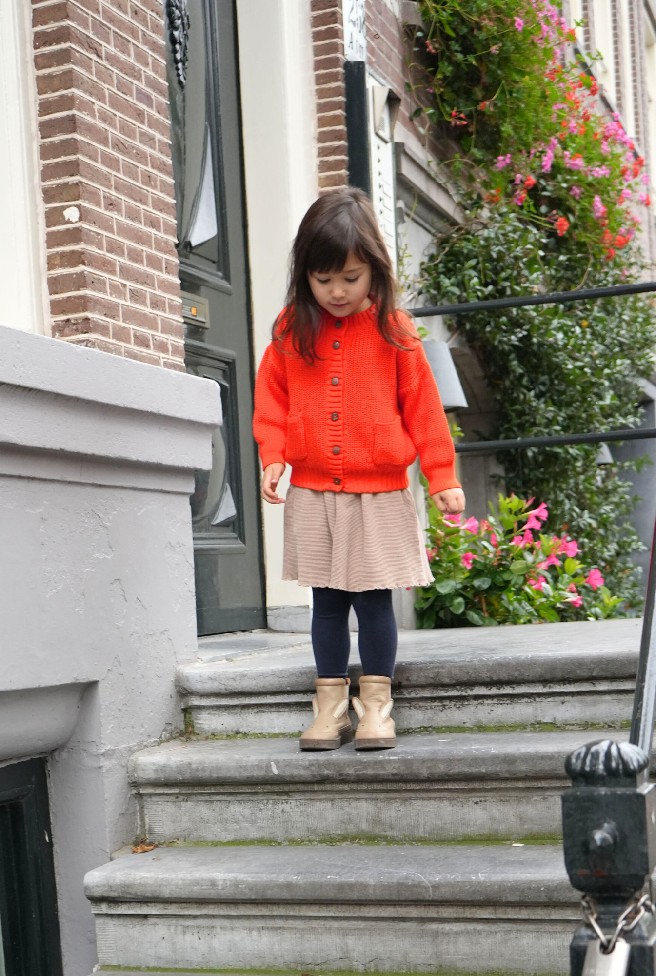 The Tanguis Cotton Cardigan - JOYFUL POPPY