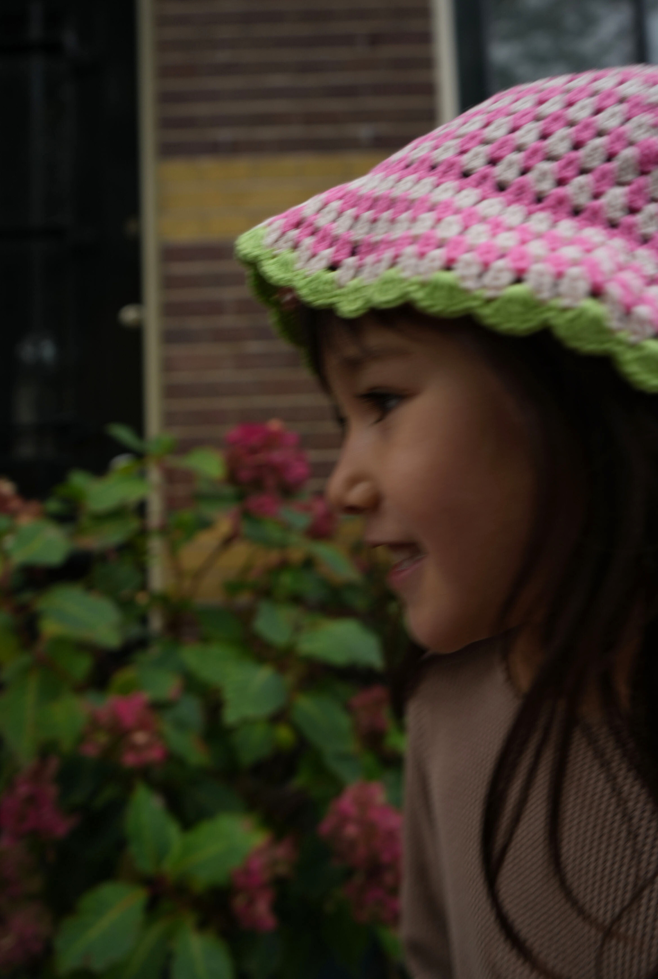 The Cotton Crochet Hat - PINK SPROUT