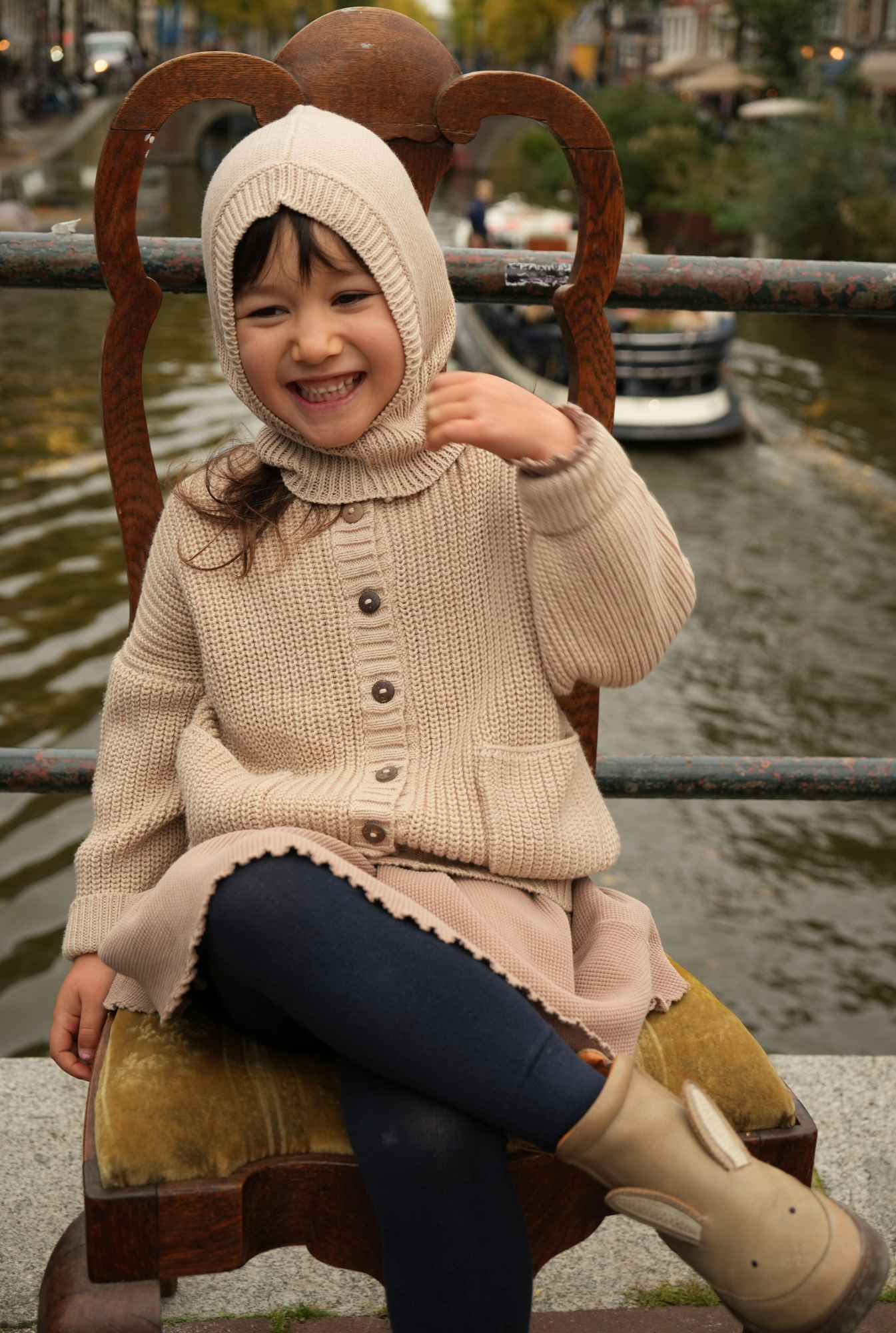 The Tanguis Cotton Cardigan - OAT CREAM