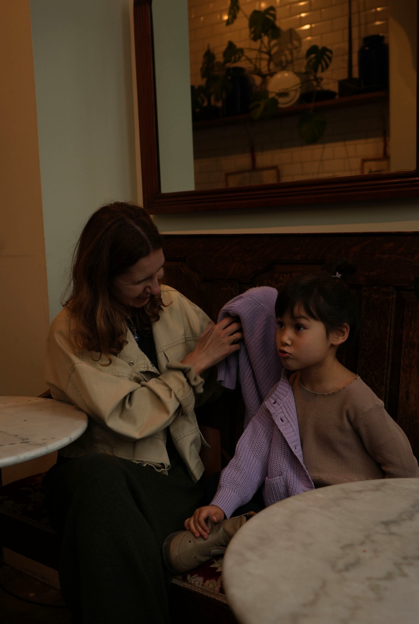 The Tanguis Cotton Cardigan - DREAMY LILAC