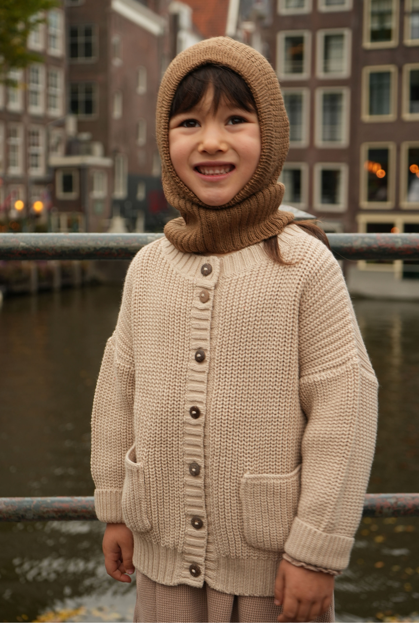 The Tanguis Cotton Cardigan - OAT CREAM