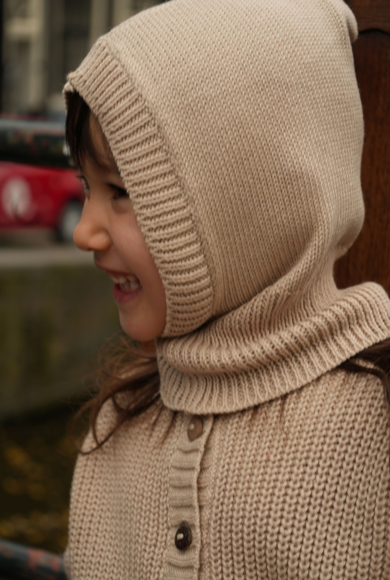 The Tanguis Cotton Balaclava - OAT CREAM