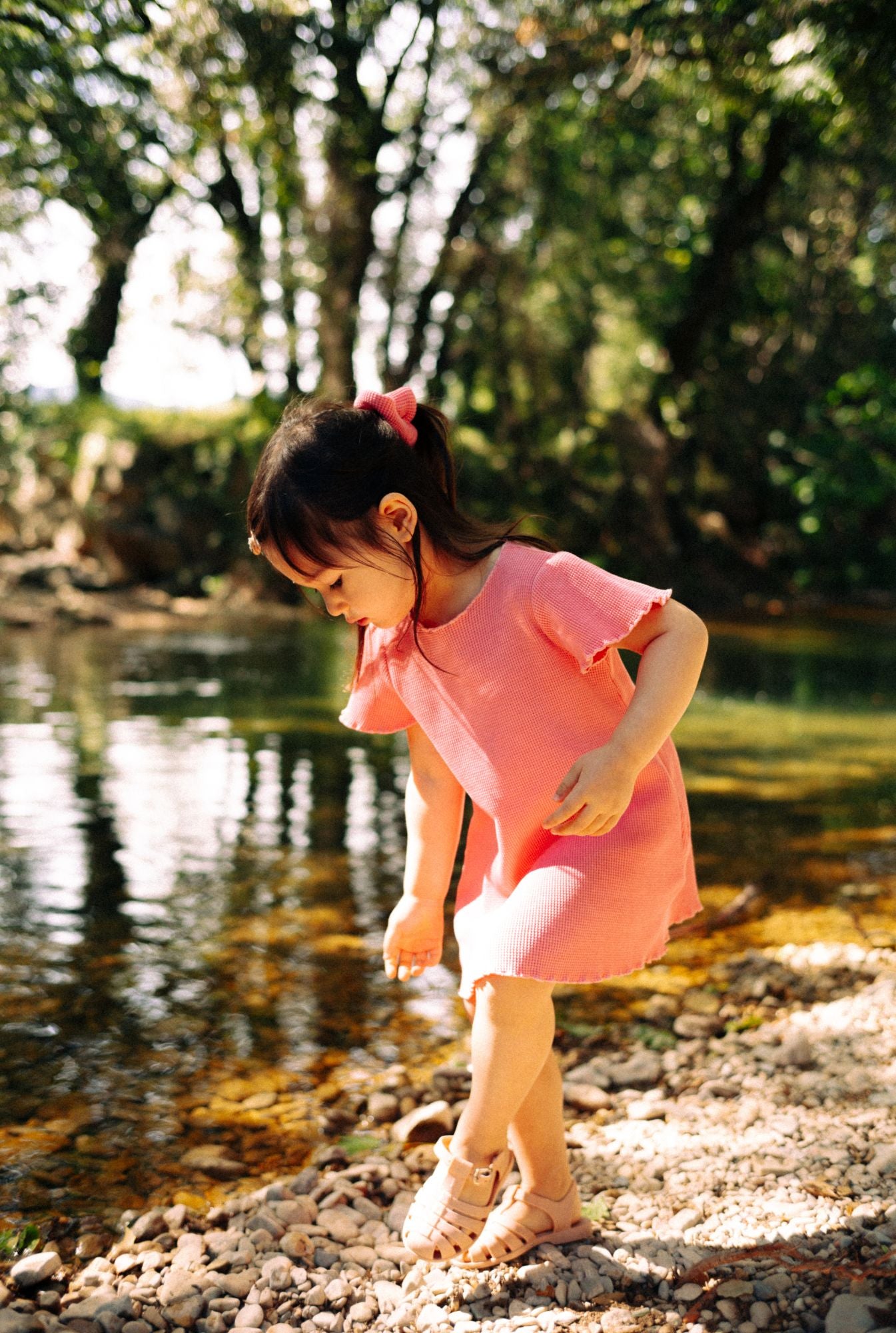 mini organic cotton dress children Ethical and Sustainable kids clothes