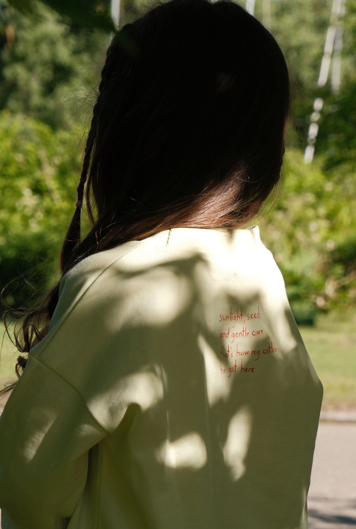 The Sun Crewneck - LIME CREAM