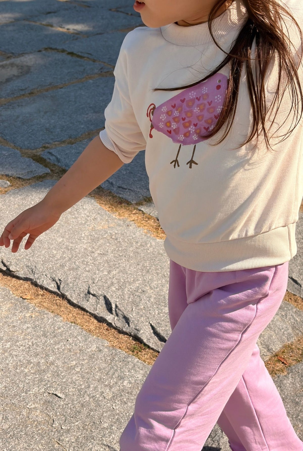 The Heart Pants - DUSTY LILAC