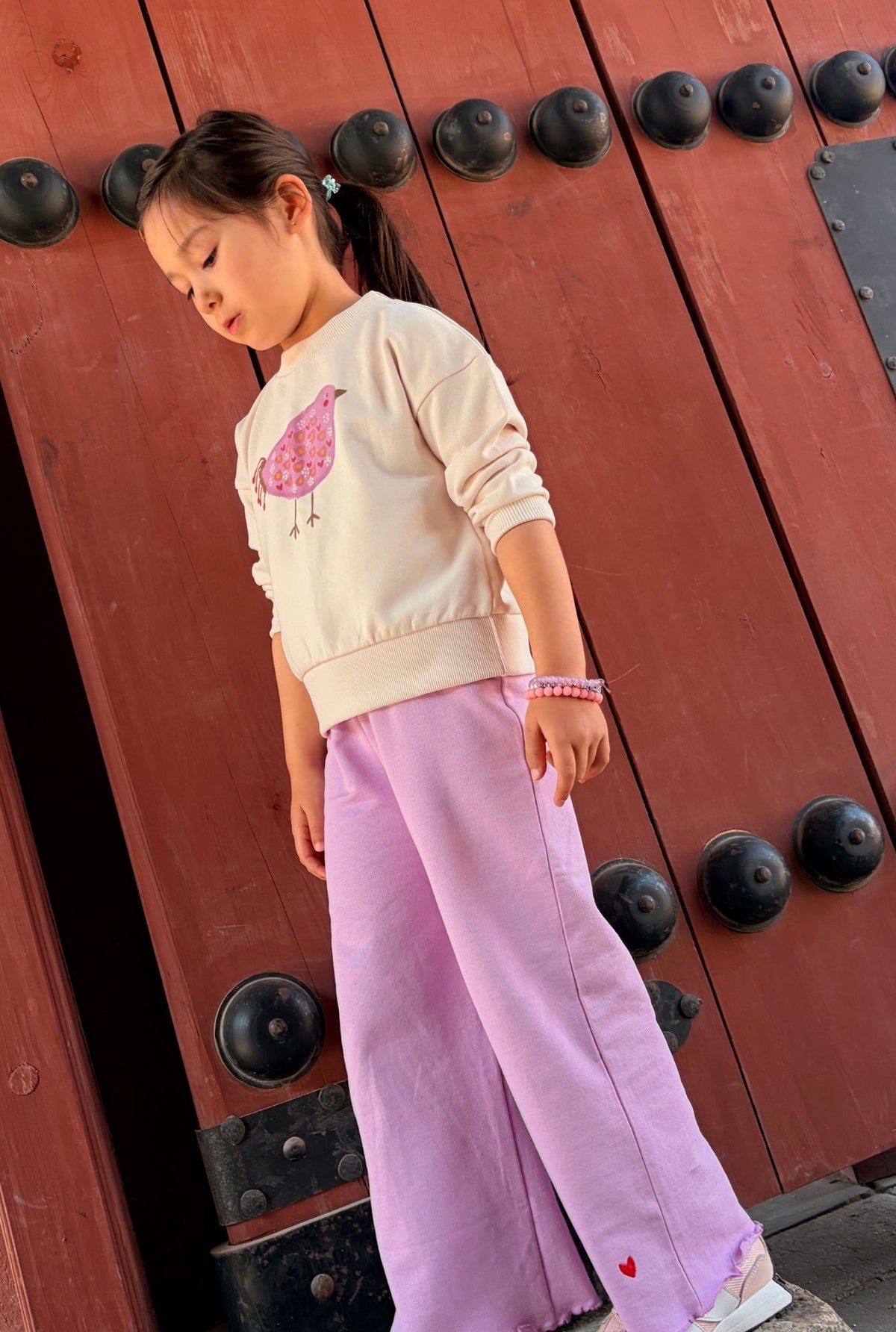 The Heart Pants - DUSTY LILAC