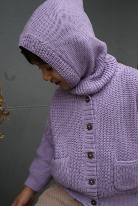 The Tanguis Cotton Balaclava - DREAMY LILAC