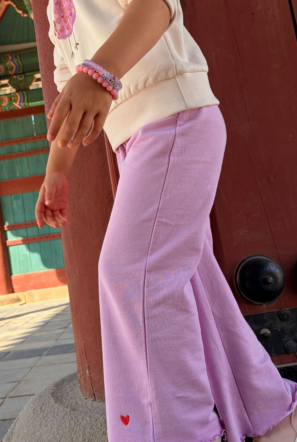 The Heart Pants - DUSTY LILAC