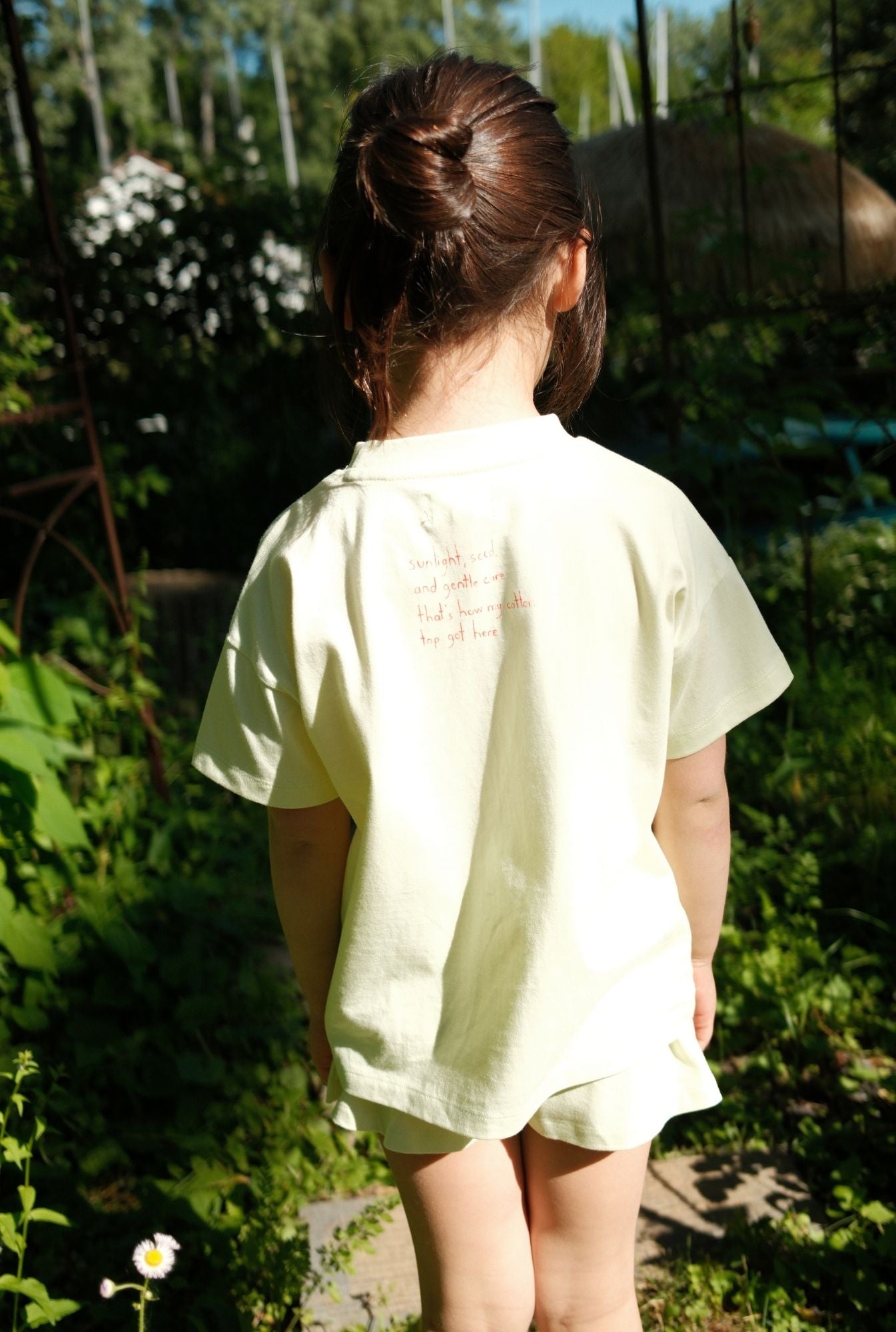 The Sun Tee - LIME CREAM