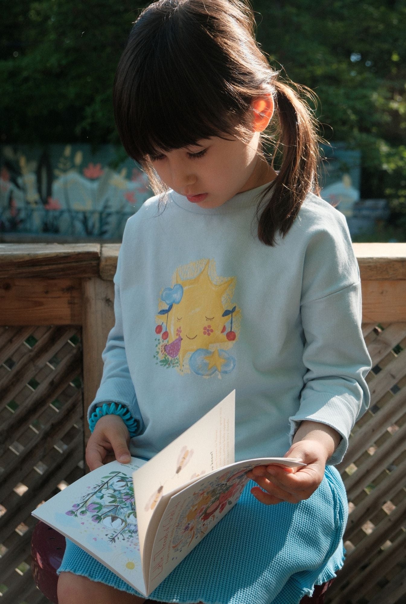 The Sun Crewneck - SKY BLUE