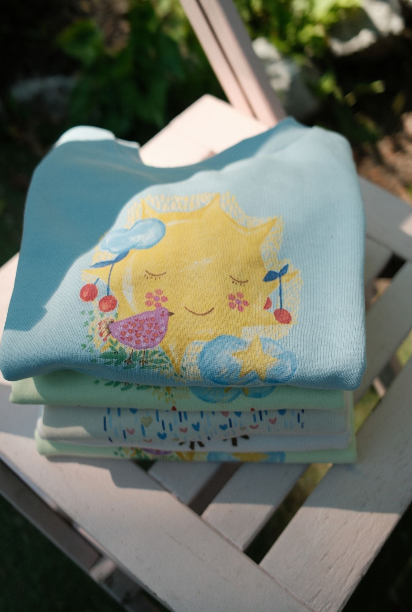 The Sun Crewneck - SKY BLUE