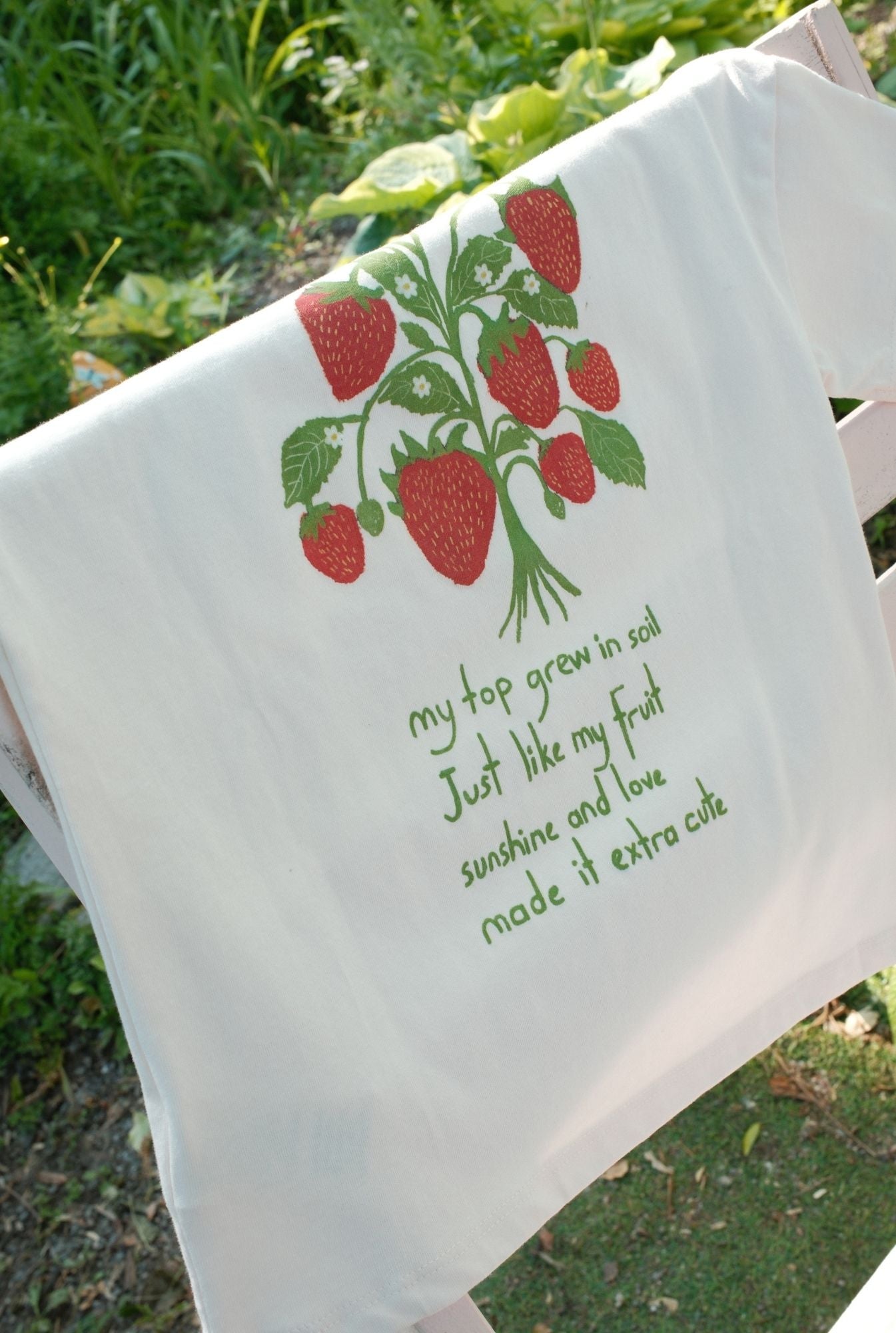 The Strawberry Tee - PETAL PINK
