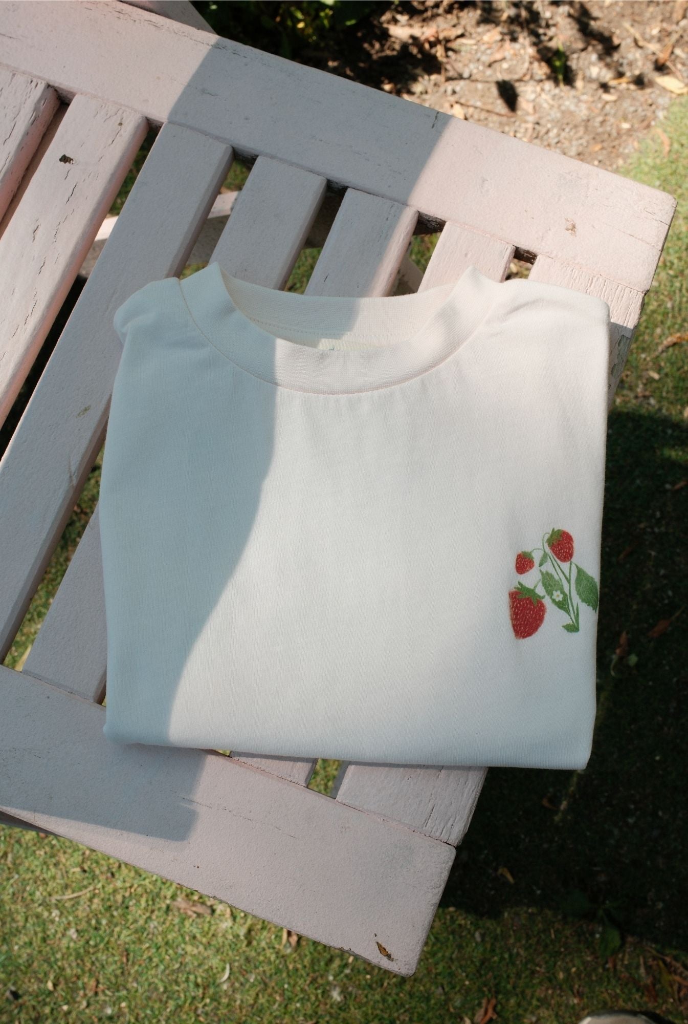 The Strawberry Tee - PETAL PINK