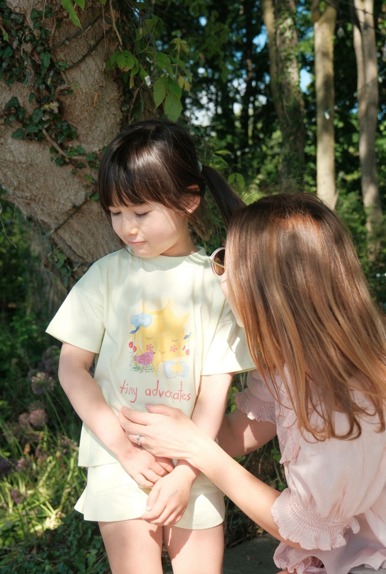 The Sun Tee - LIME CREAM