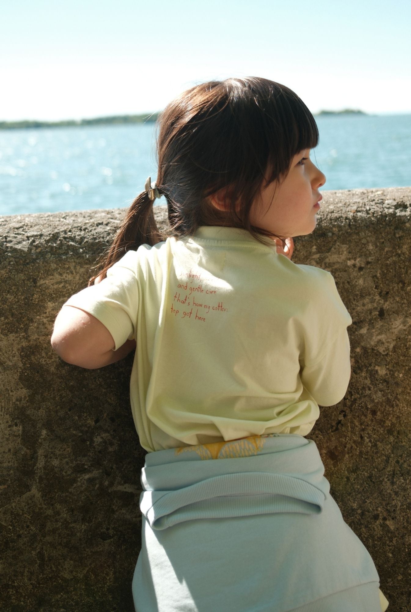 The Sun Tee - LIME CREAM