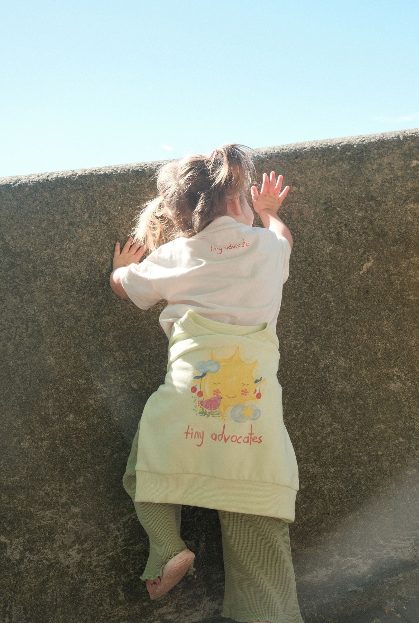 The Sun Crewneck - LIME CREAM